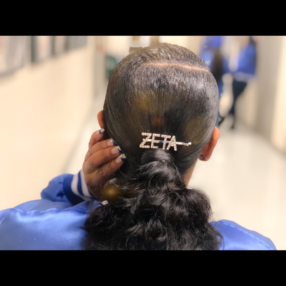 Zeta Rhinestone Hair Pin - Picture 3 of 3